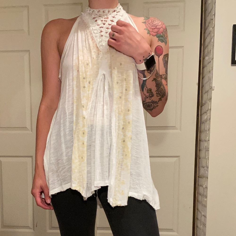 Boho Free People Halter Top